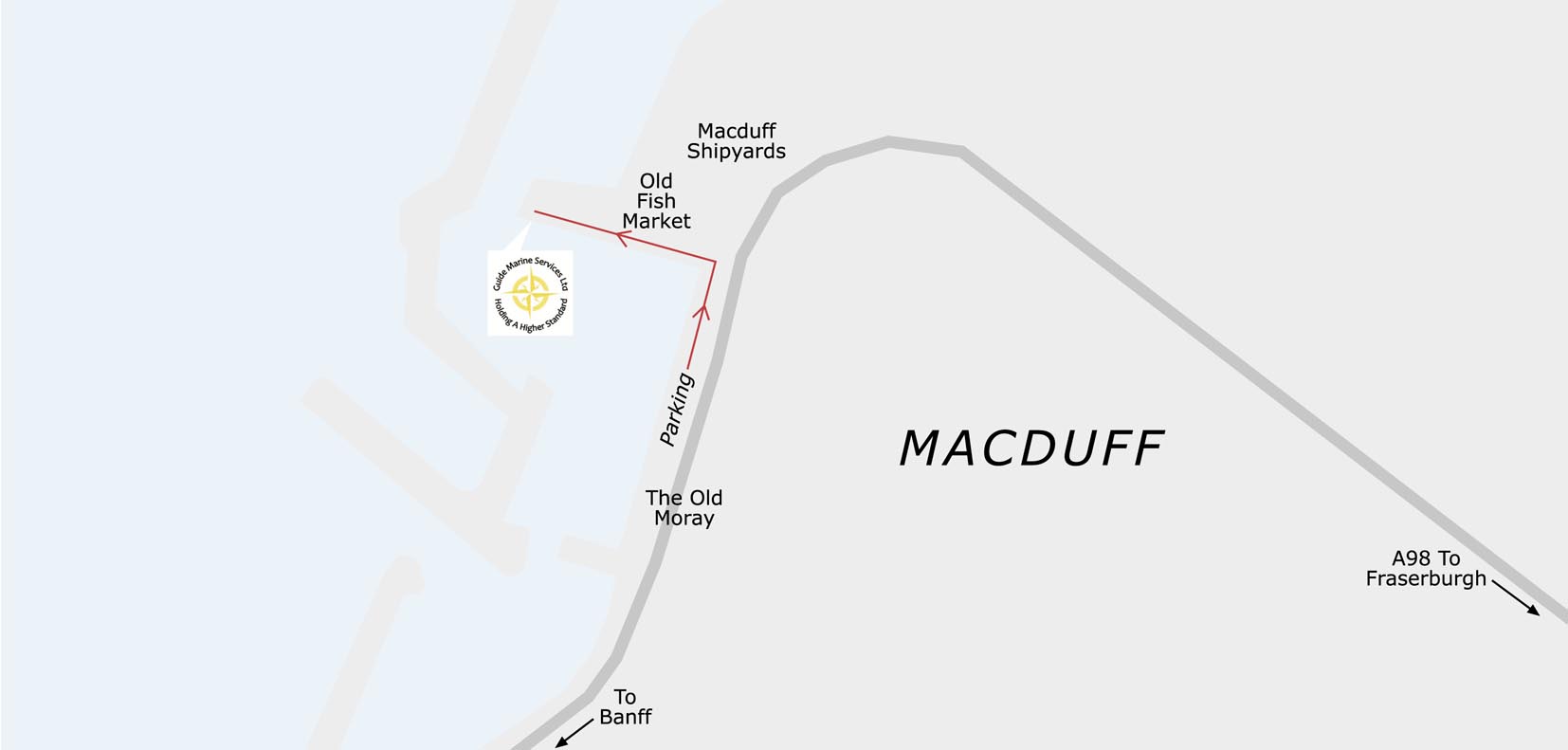 Macduff Harbour - Seacat pick up point